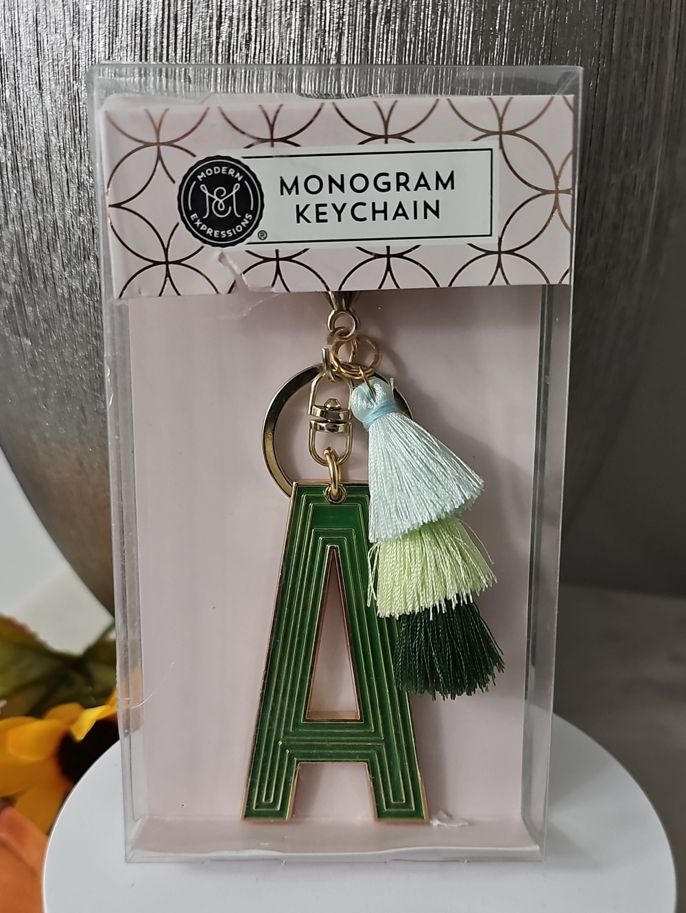 Monogram "A" Keychain